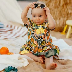 Muumi Papaija-mekko vauvalle keltainen