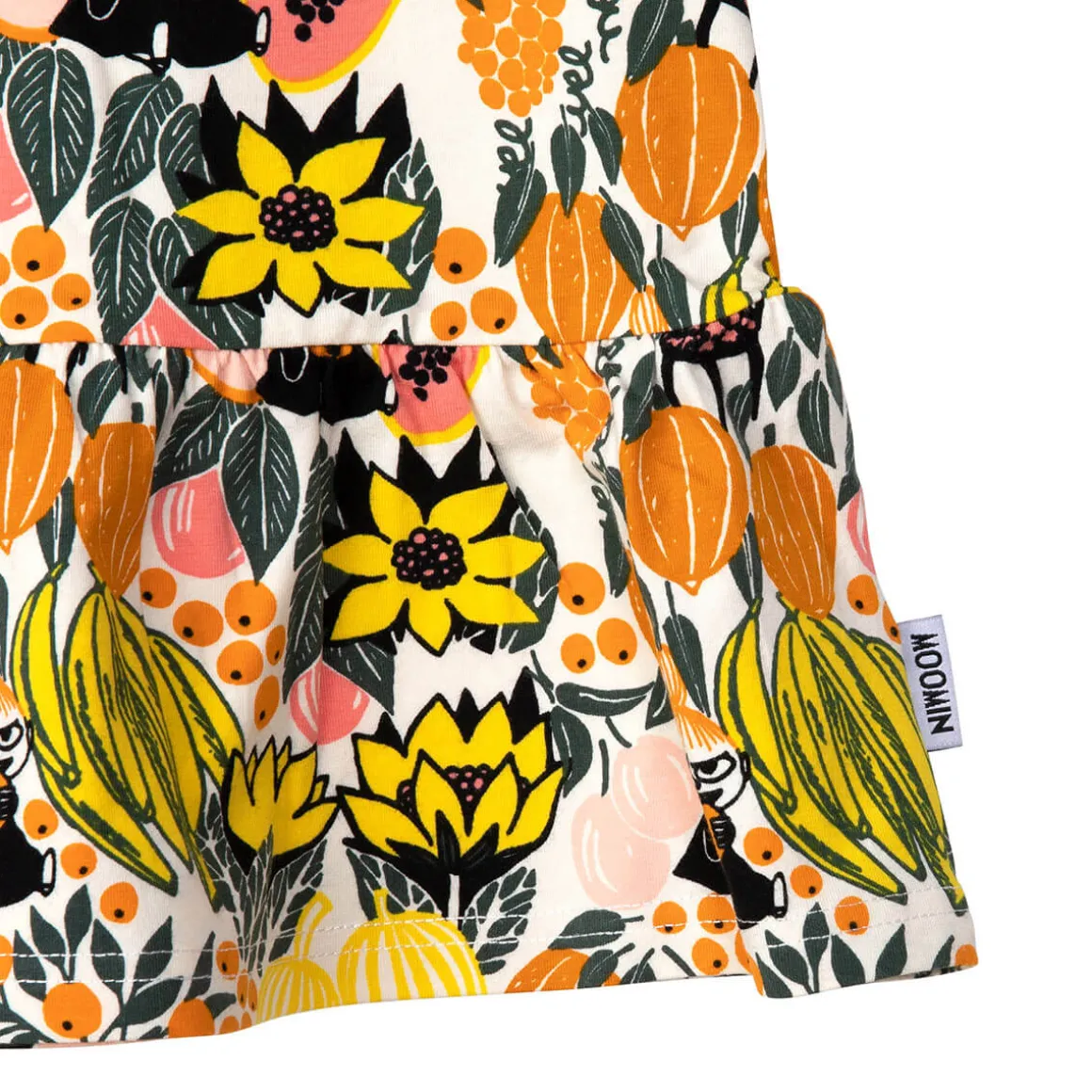 Muumi Papaija-mekko vauvalle keltainen