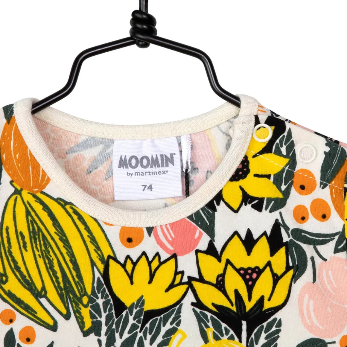 Muumi Papaija-mekko vauvalle keltainen