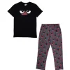 Muumi Pilke-pyjama lyhythihainen burgundi