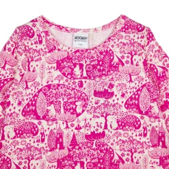 Muumi Puisto-mekko pinkki