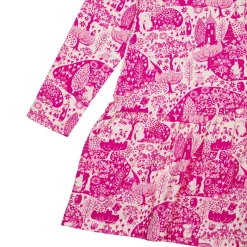 Muumi Puisto-mekko pinkki