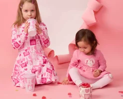 Muumi Rakastettu-mekko vaaleanpunainen