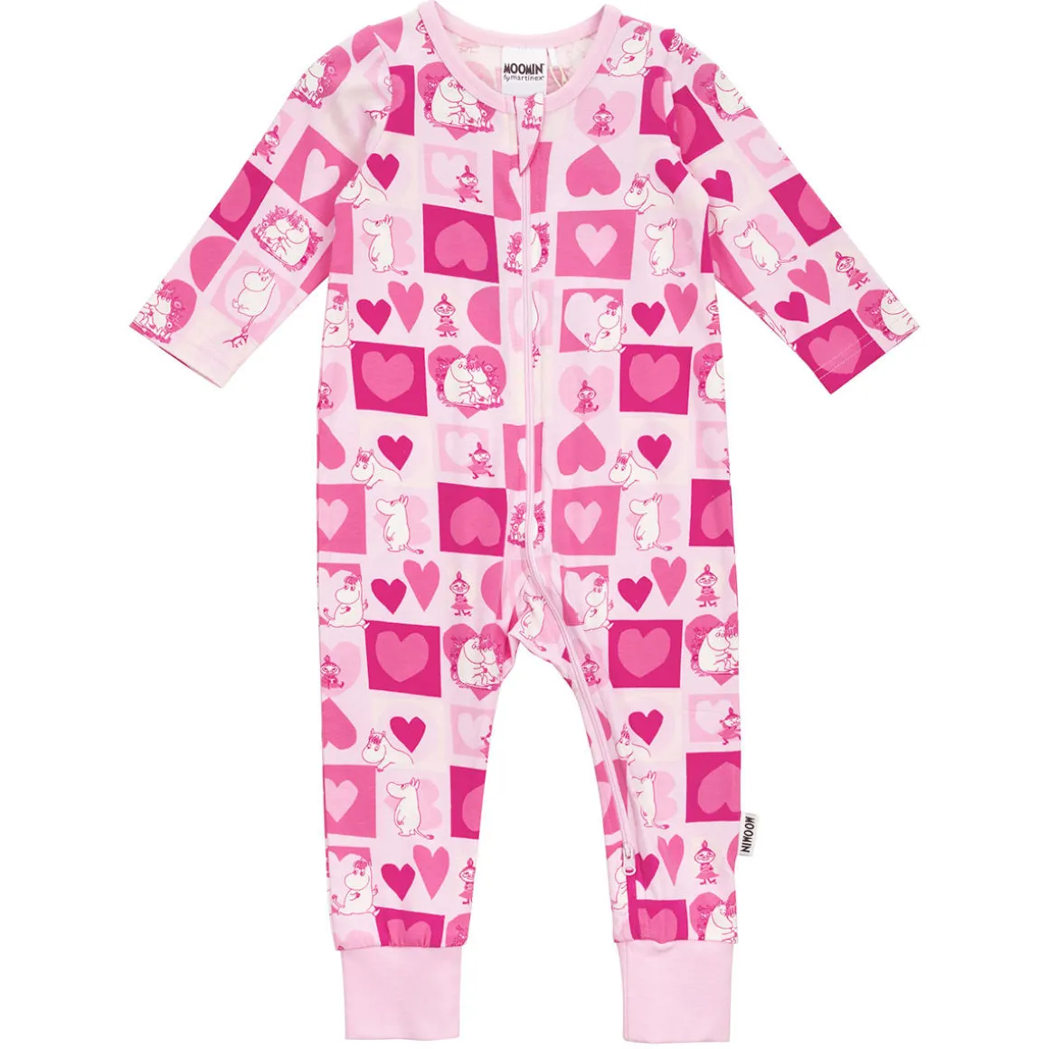 Muumi Rakastettu-pyjama vaaleanpunainen