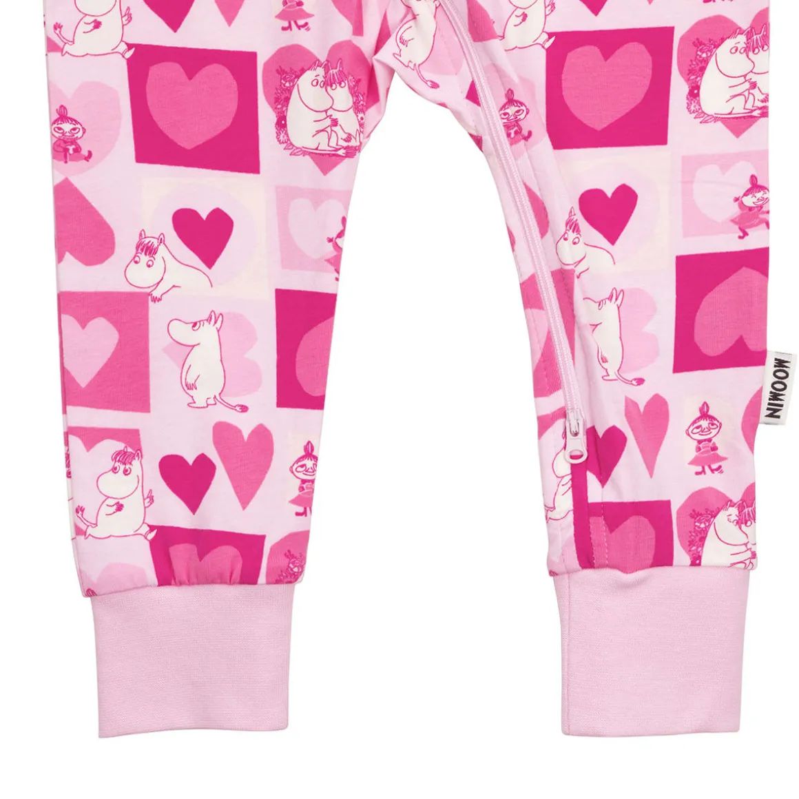Muumi Rakastettu-pyjama vaaleanpunainen