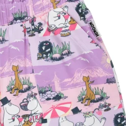 Muumi Rantapäivä-culottes laventeli