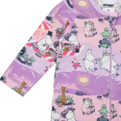 Muumi Rantapäivä-pyjama laventeli