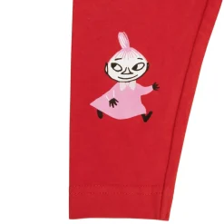 Muumi Sadepäivä-leggingsit vauvalle punainen