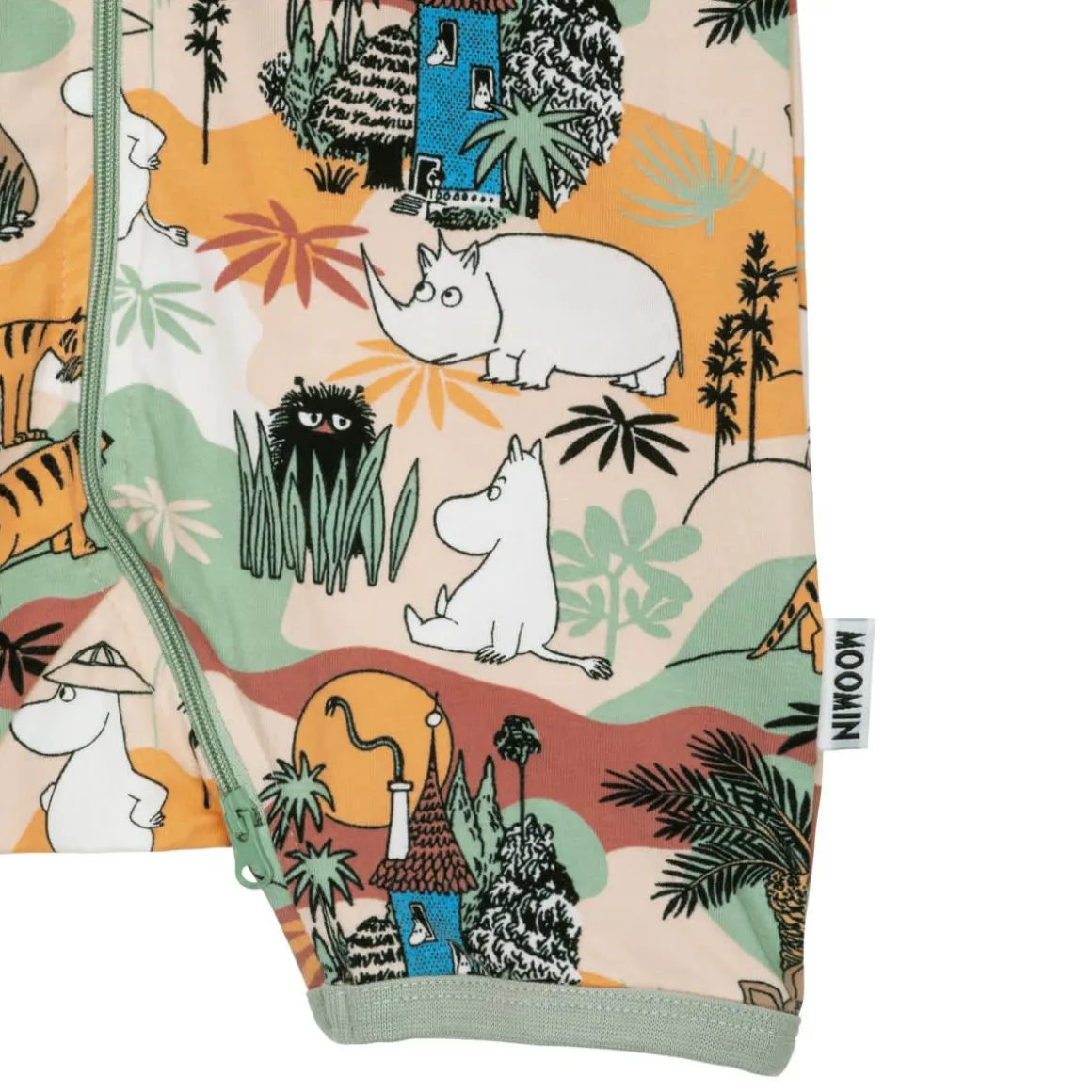Muumi Savanni-pyjama lyhythihainen beige