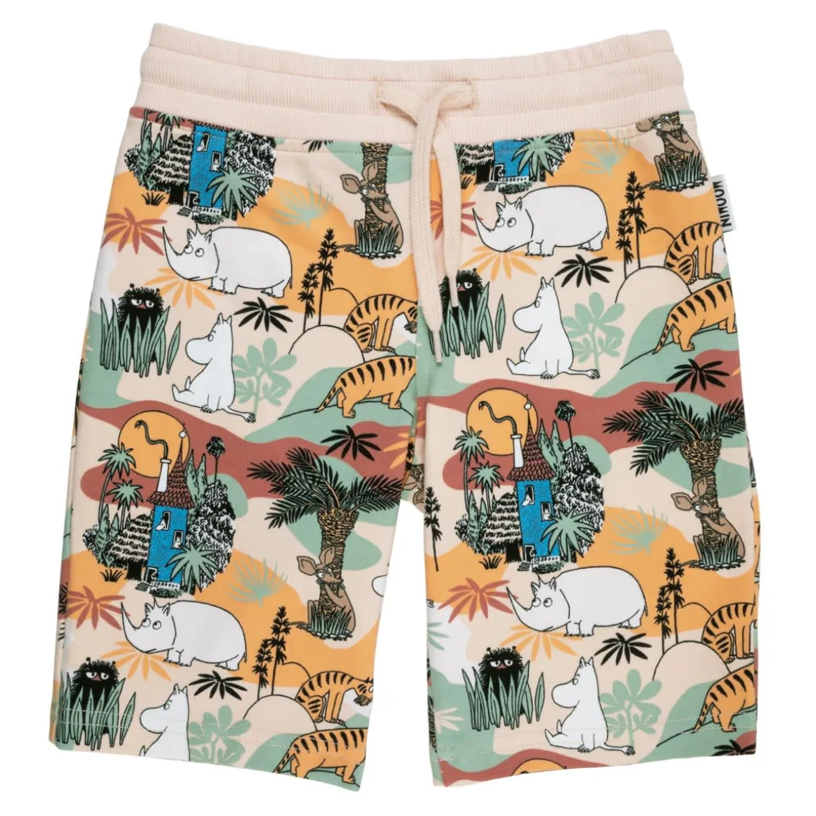 Muumi Savanni-shortsit beige