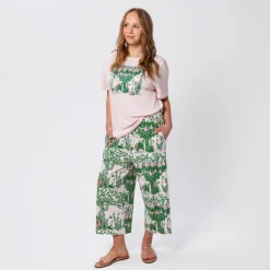 Muumi Seela-culottes Kevätkastanja vihreä