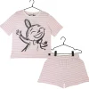 Muumi Sketch-shortsipyjama Pikku Myy vaaleanpunainen