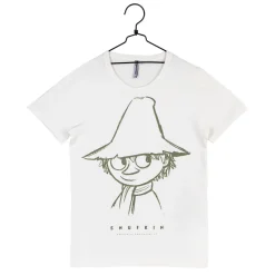 Muumi Sketch-t-paita Snufkin luonnonvalkoinen