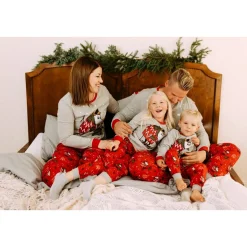 Muumi Surku-pyjama miesten malli punainen