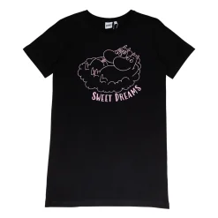 Muumi Sweet Dreams -yöpaita lyhythihainen musta