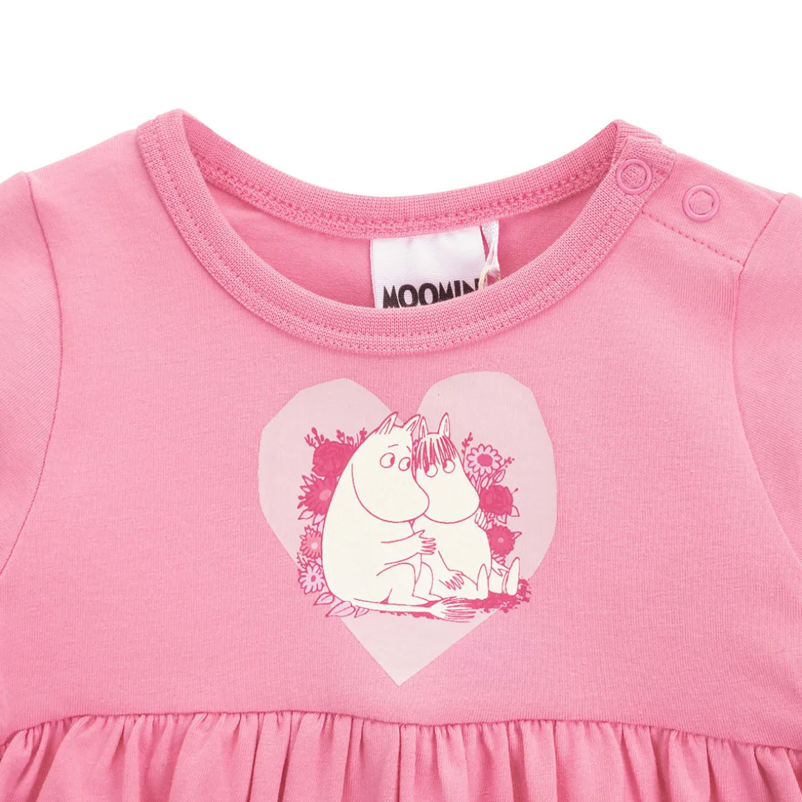 Muumi Syleily-bodymekko pinkki