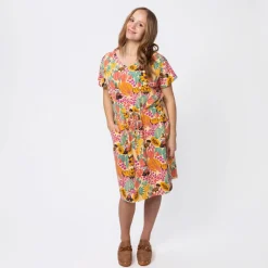 Muumi Tea-mekko Papaija keltainen