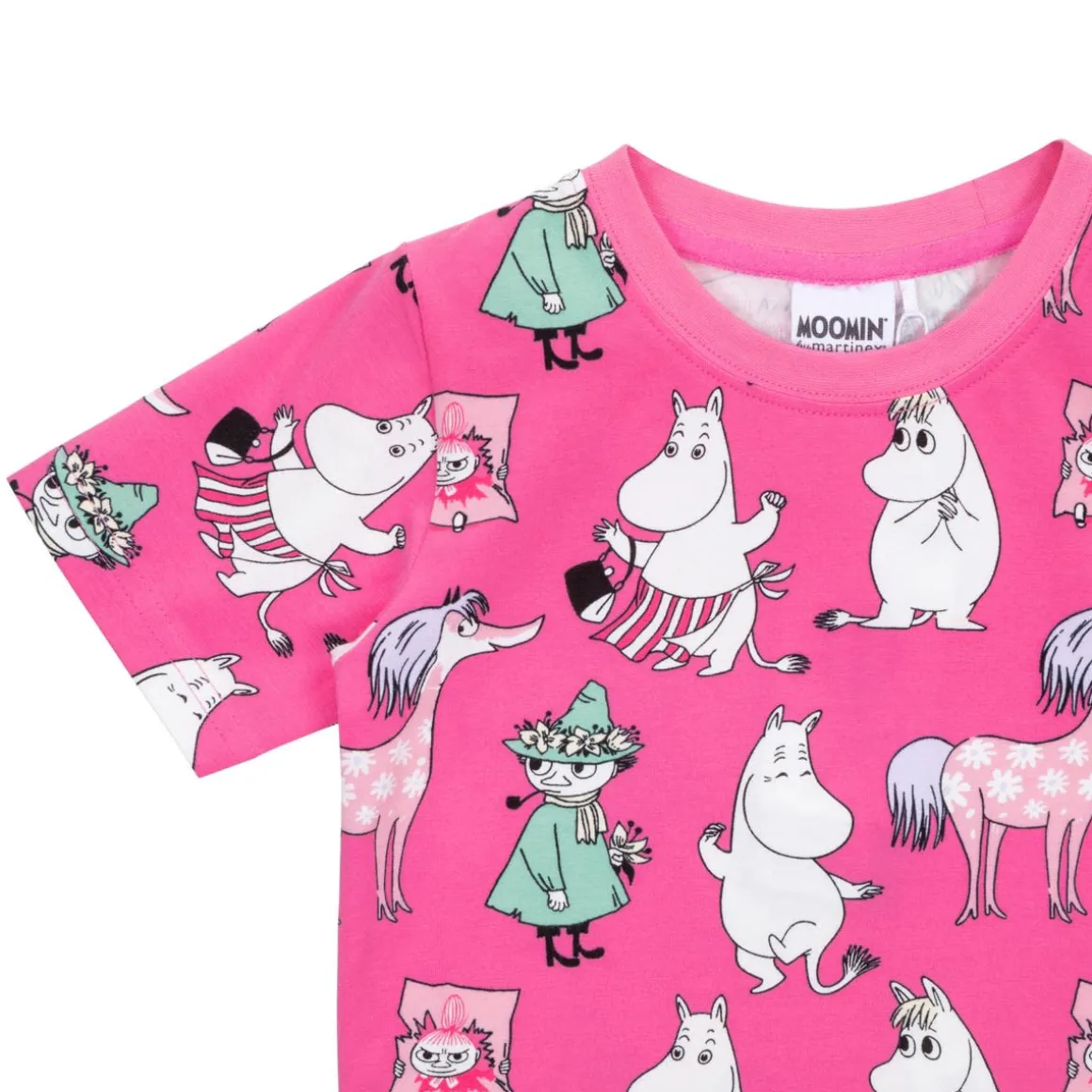 Muumi Tyttösakki-t-paita pinkki
