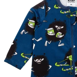 Muumi Vintiö-veluuripyjama sininen