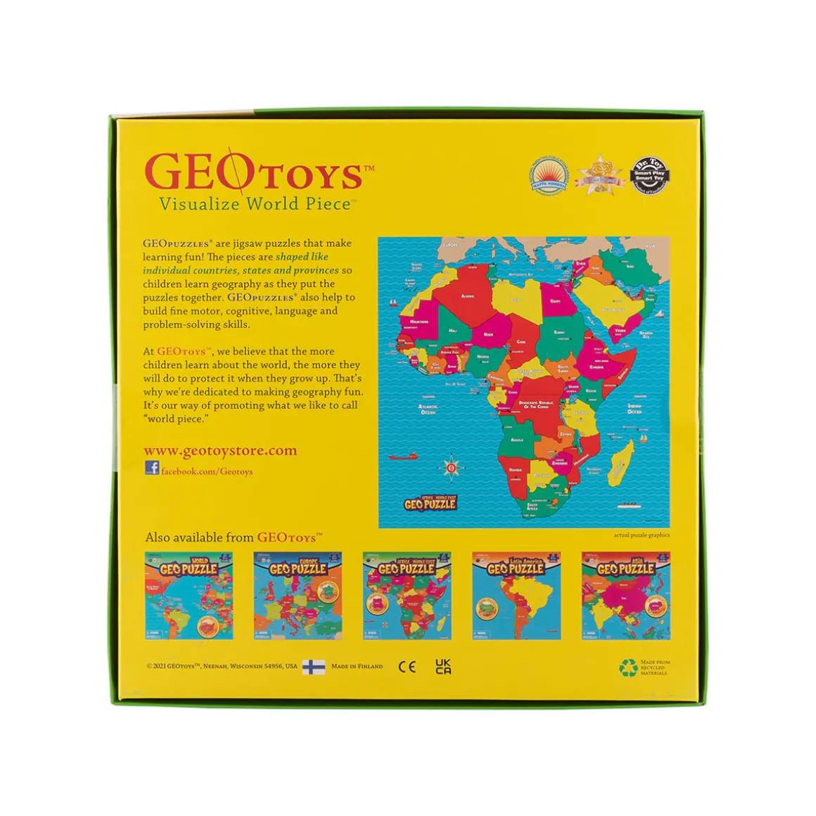 Peliko Geo Puzzle Africa