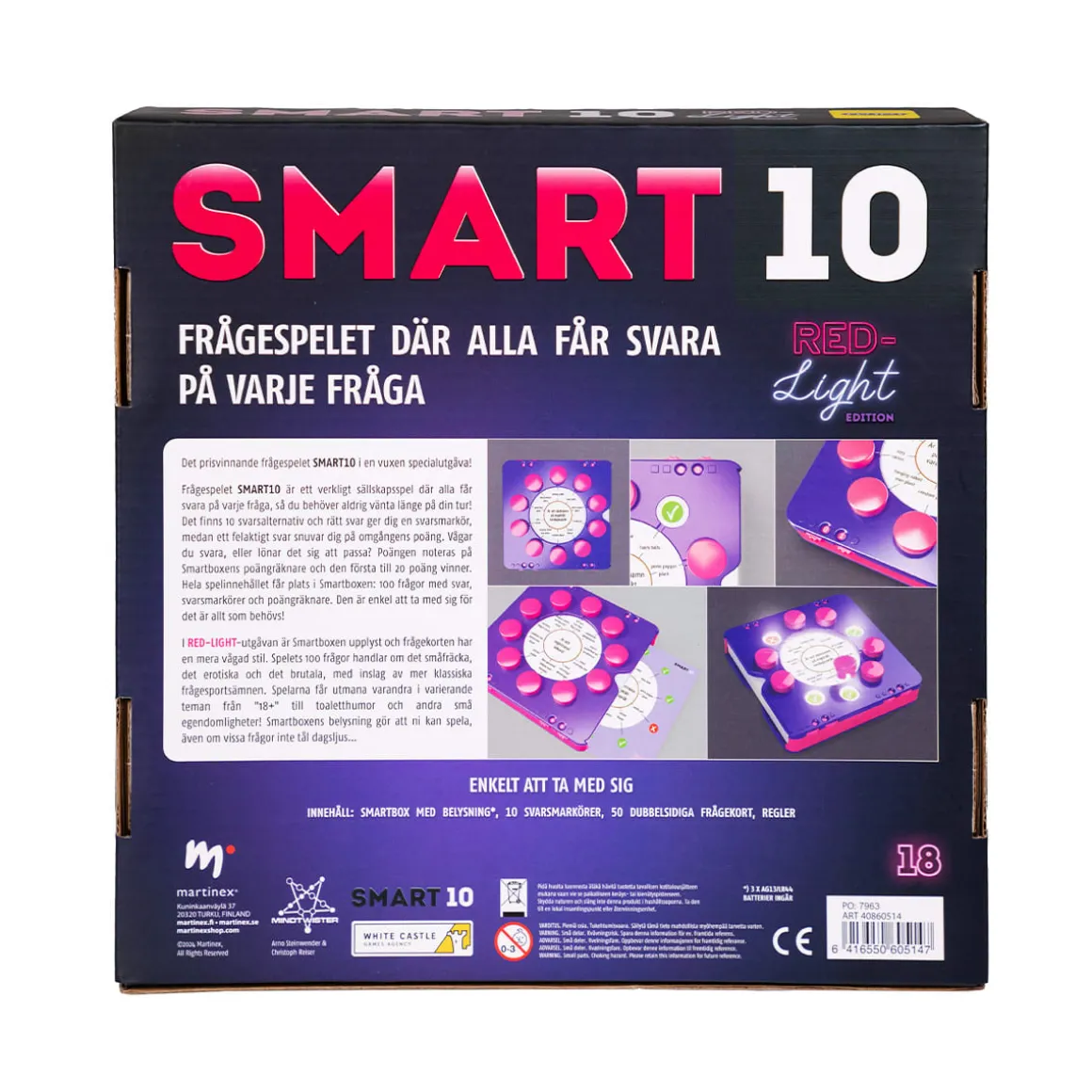 Peliko Smart10 Red-Light Edition (svenska)