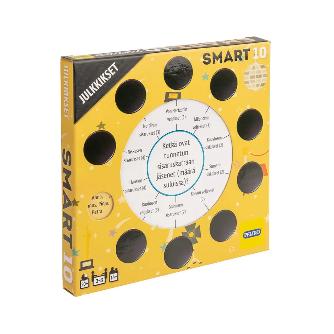 Peliko Smart10-kysymykset Julkkikset