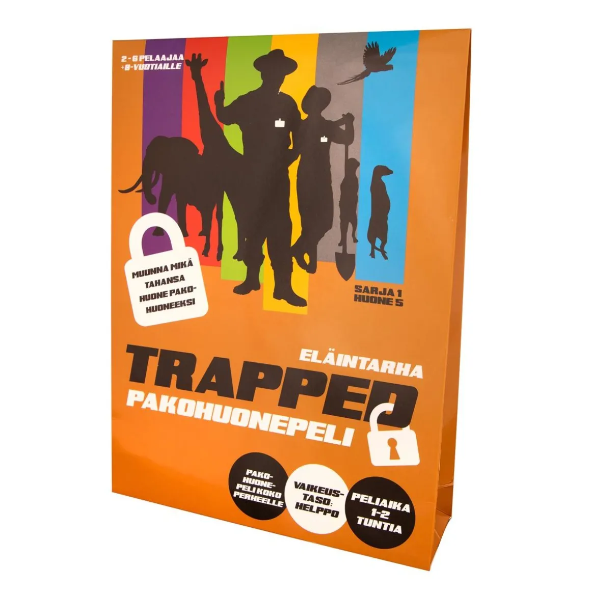 Peliko Trapped-pakopeli Eläintarhassa