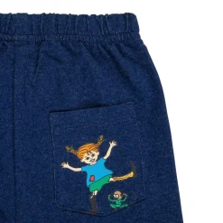 Peppi Pitkätossu Denim-collegehousut vauvalle sininen