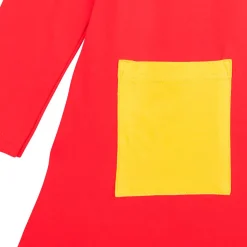 Peppi Pitkätossu Iloinen Peppi -mekko punainen