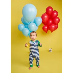 Peppi Pitkätossu Kakku-pyjama sininen/vihreä