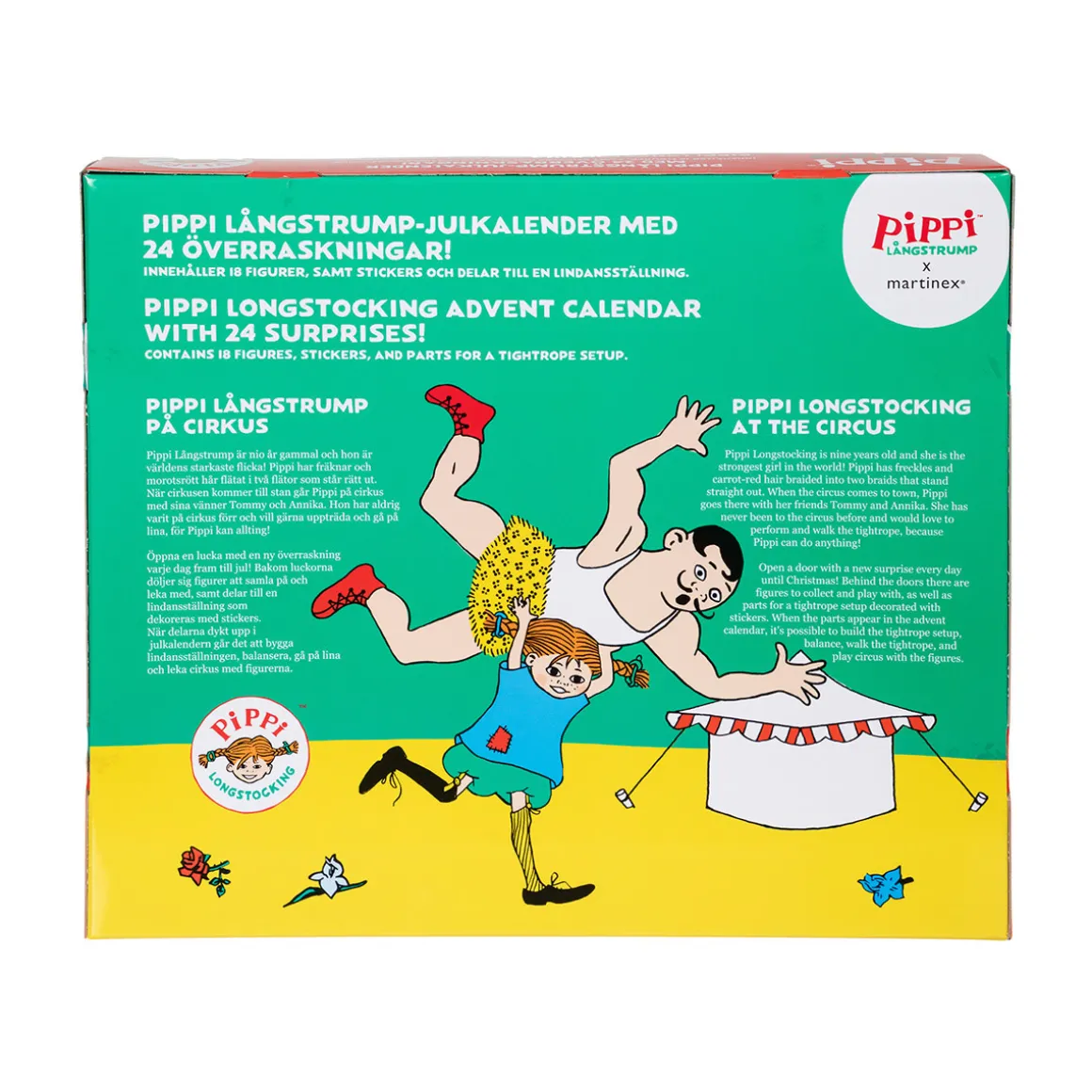Peppi Pitkätossu Lelujoulukalenteri 2024