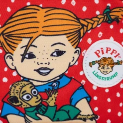 Peppi Pitkätossu Metka-laukku Halaus punainen
