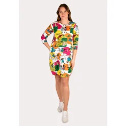 Peppi Pitkätossu Noora-mekko Huvikummussa pinkki