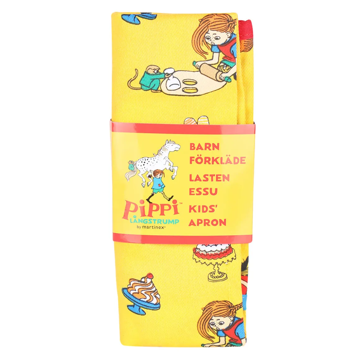 Peppi Pitkätossu Peppi leipoo -kangasessu S