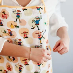 Peppi Pitkätossu Peppi leipoo -kangasessu aikuisille pastelli