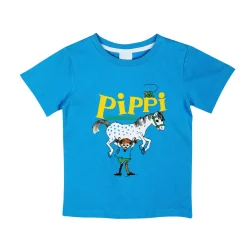 Peppi Pitkätossu Peppi-klassikko-t-paita sininen