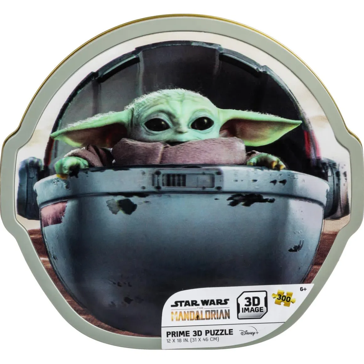 Prime 3D Palapeli 300 palaa Mandalorian peltilaatikossa