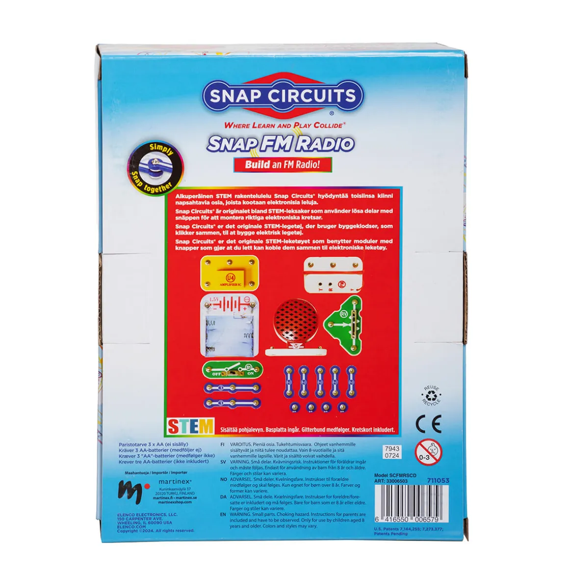 Snap Circuits FM Radio -rakentelulelu