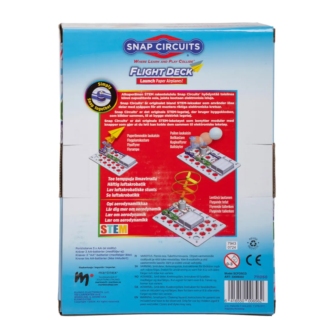 Snap Circuits Lentolaukaisin-rakentelulelu