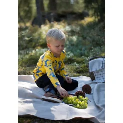 Vaahteramäen Eemeli Temppu-paita pitkähihainen keltainen