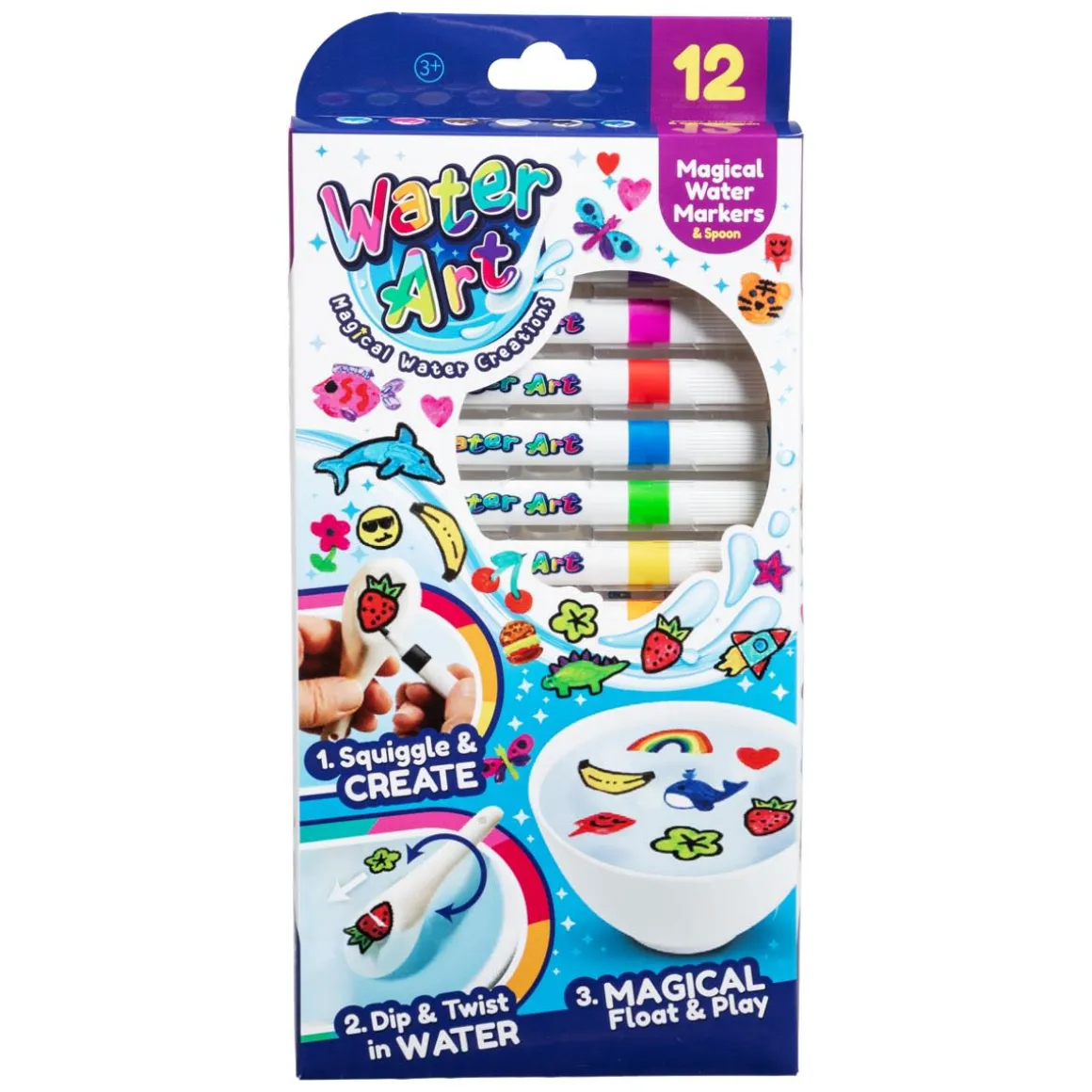 Water Art Vesipiirustustussit 12 kpl