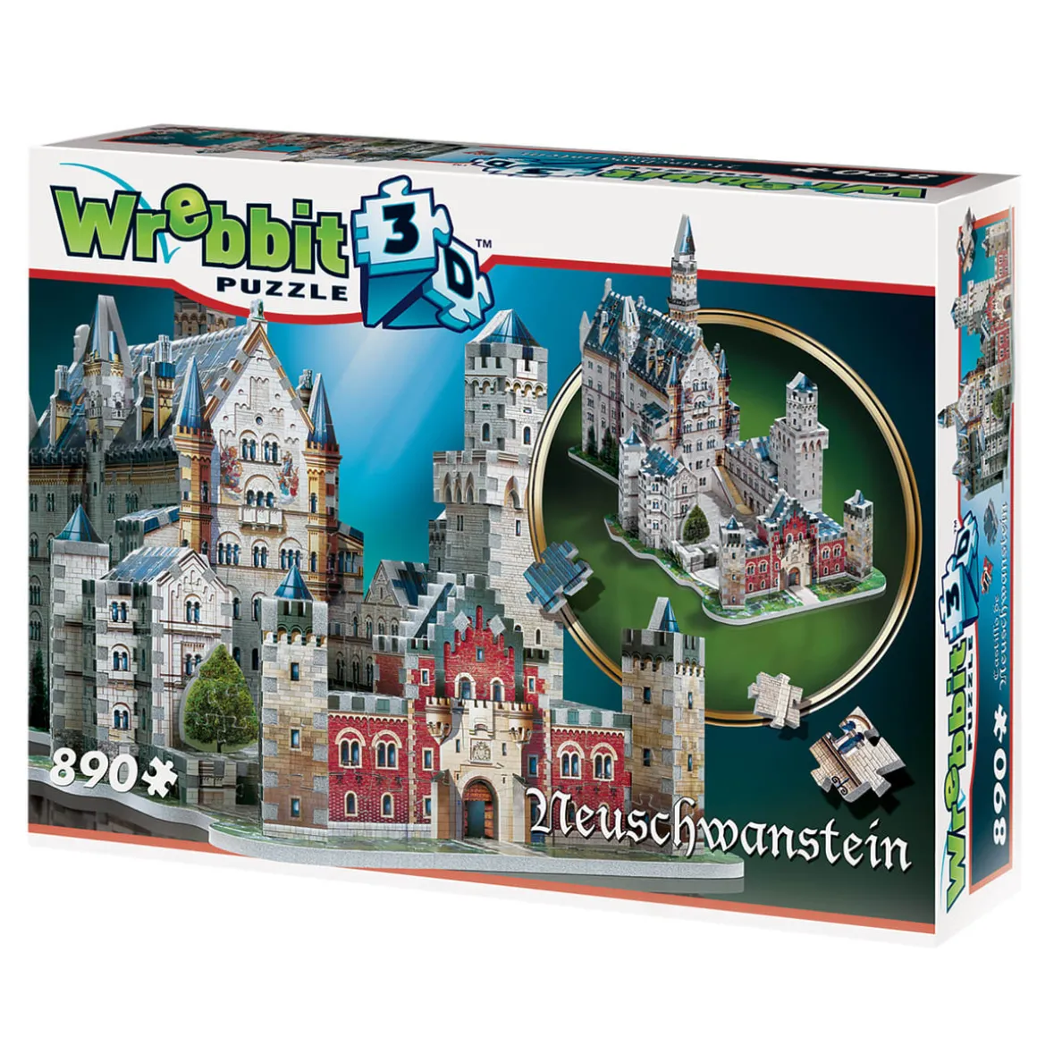 Wrebbit Neuschwanstein Castle 3D-palapeli
