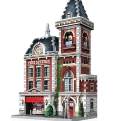 Wrebbit Urbania Fire Station New 3D-palapeli